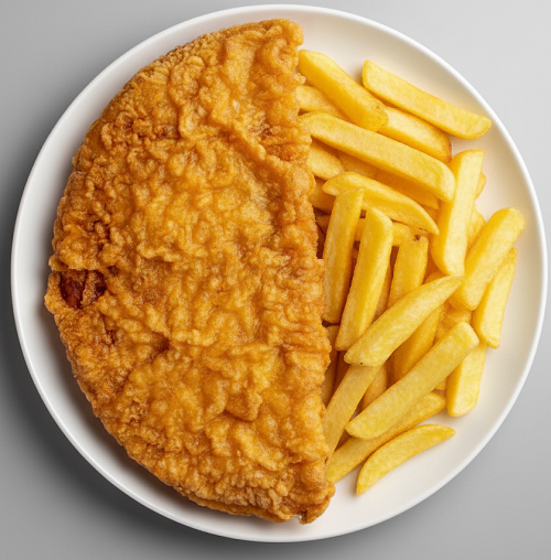 1/2 Fried Pizza Crunch 