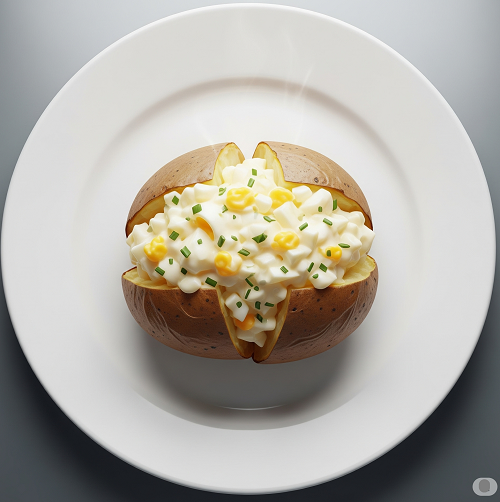 Baked Potato With Egg Mayo 