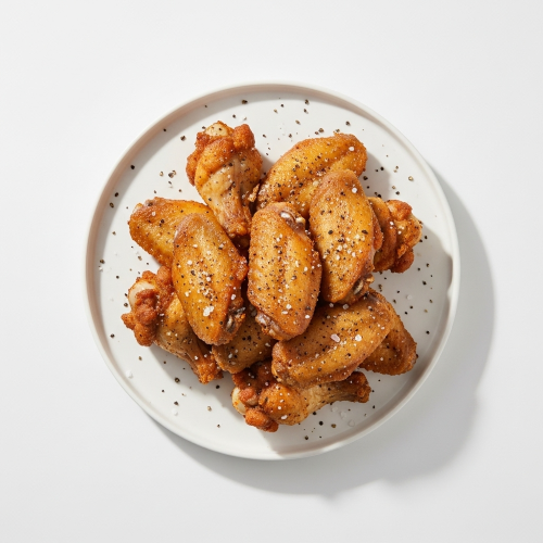 Chicken Wings With Salt & Pepper 